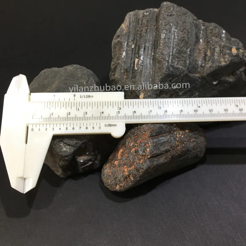 Wholesale Natural Black tourmaline Ore Chakra Healing Reiki Stone for home decor