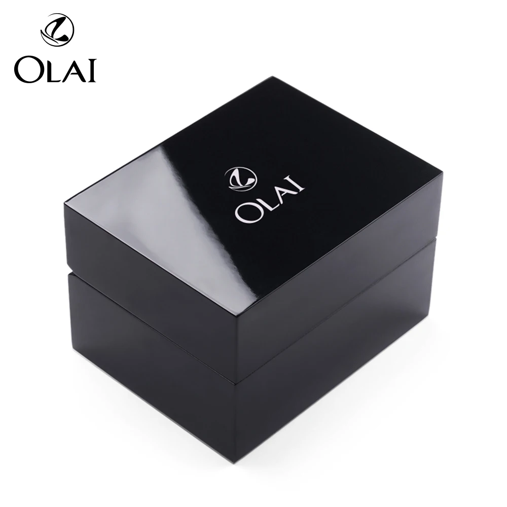 Luxury MDF Glossy Lacquer  Watch Packaging Box  Top-rated Watch Box Custom Logo