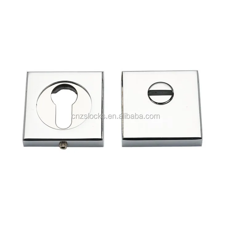 [17-2+ZS13-HL] zinc door lock square cylinder cover plate cylinder protector