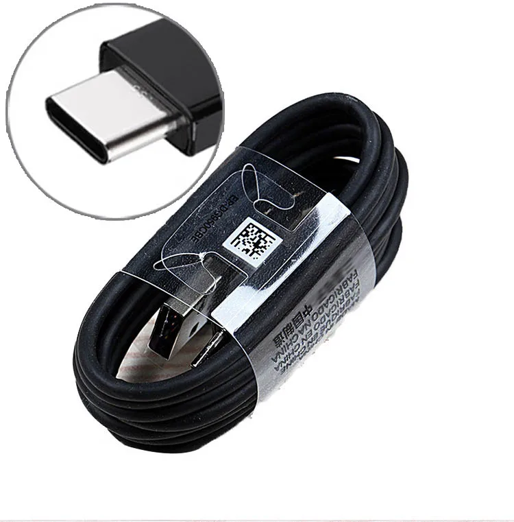 S8/S9 USB C Original data cable core type-c core 1.2M fast charger cable black/white for samsung type c cable