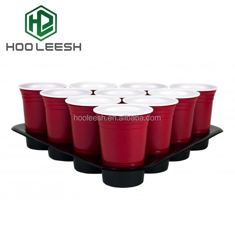 Одноразовые пластиковые праздничные чашки с отверстием для шарика, 16 унций