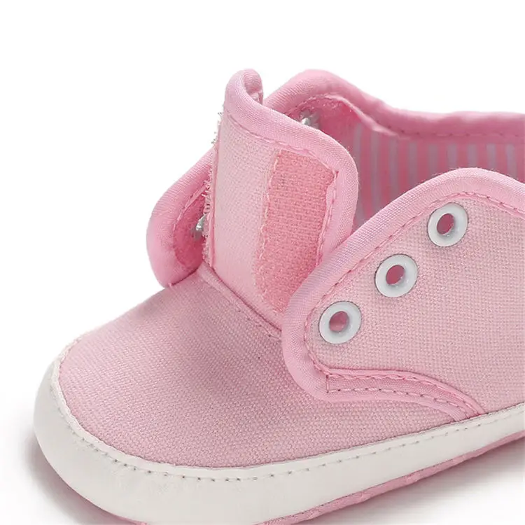 Wholesale canvas casual sport sneakers boy and girl soft sole toddler shoes