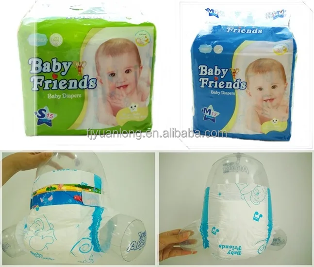 Color Printed Design Disposable Lower Price Baby Diapers