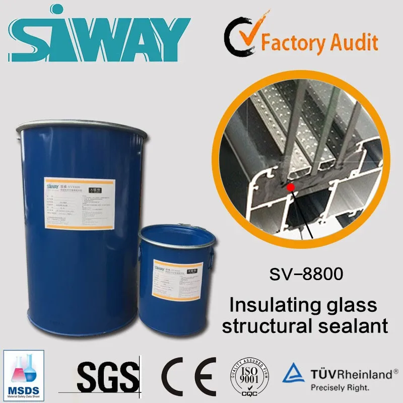 Good quality SV-8800 general purpose adhesive neutral insulating glass 2 components silicone sealant