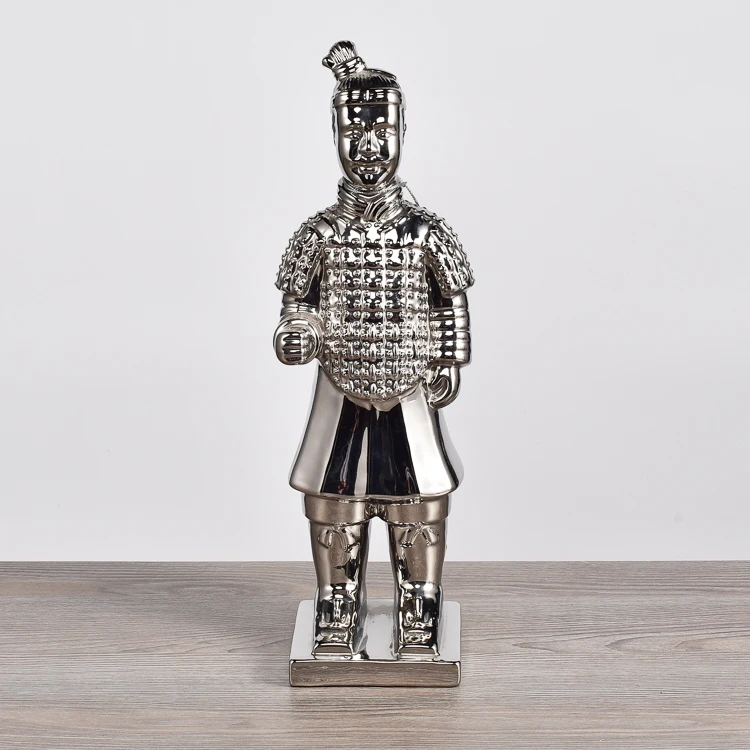 
Lifelike design ceramic terracotta warriors statue home decoration ornamental gift item porcelain figurine 