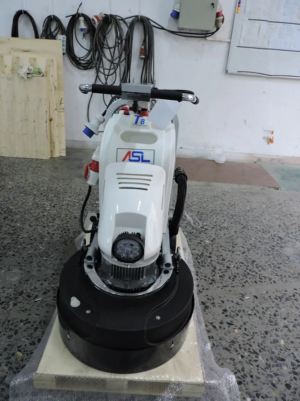 Как использовать бетонные шлифовальные машины и ASL T8