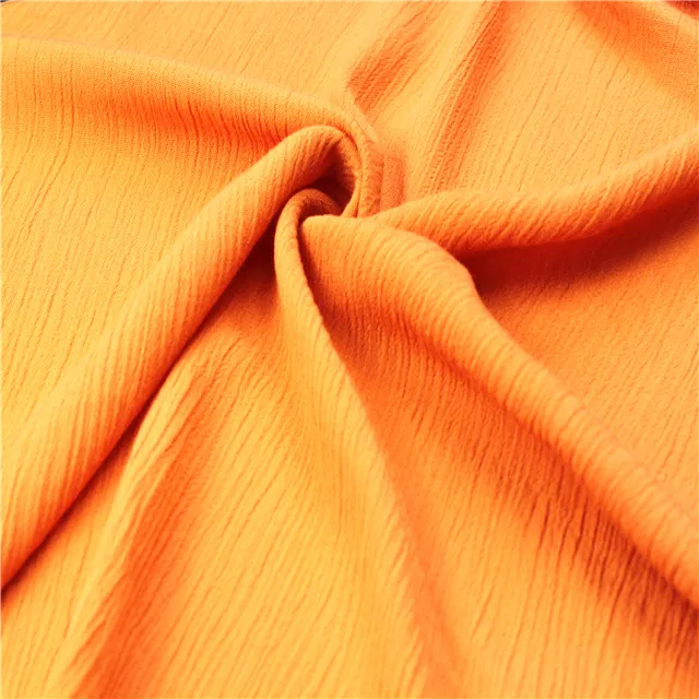 Оптовая Продажа Прозрачный окрашенный район креп тканая ткань для лета