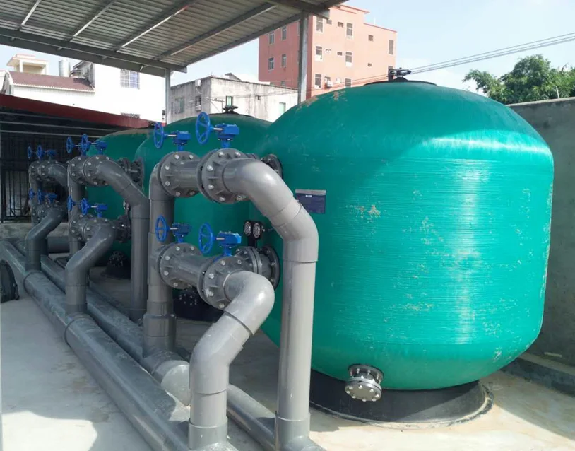 Manufacturer Low Price High Quality Multi Media Filter automatic Vertical Sand Filter for pool water cleanliness