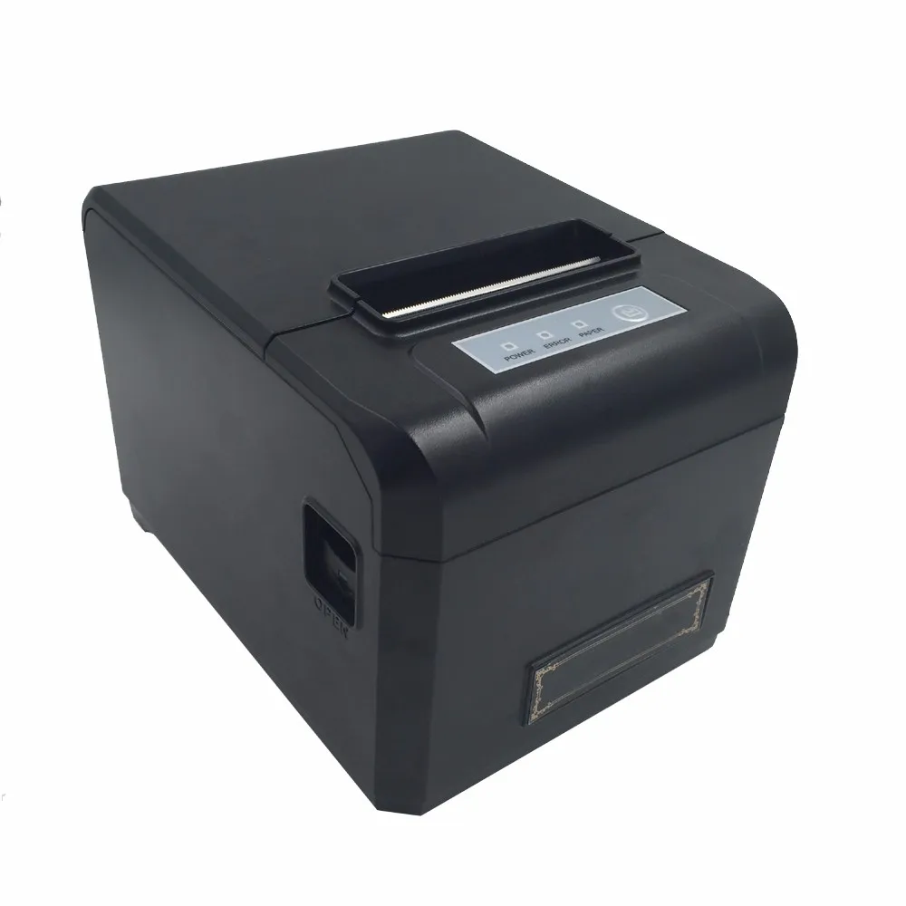HOP-E801 Printer Thermal  300mm High Speed Pos 80mm Printer Thermal Receipt Print Auto Cutter Thermal Printer