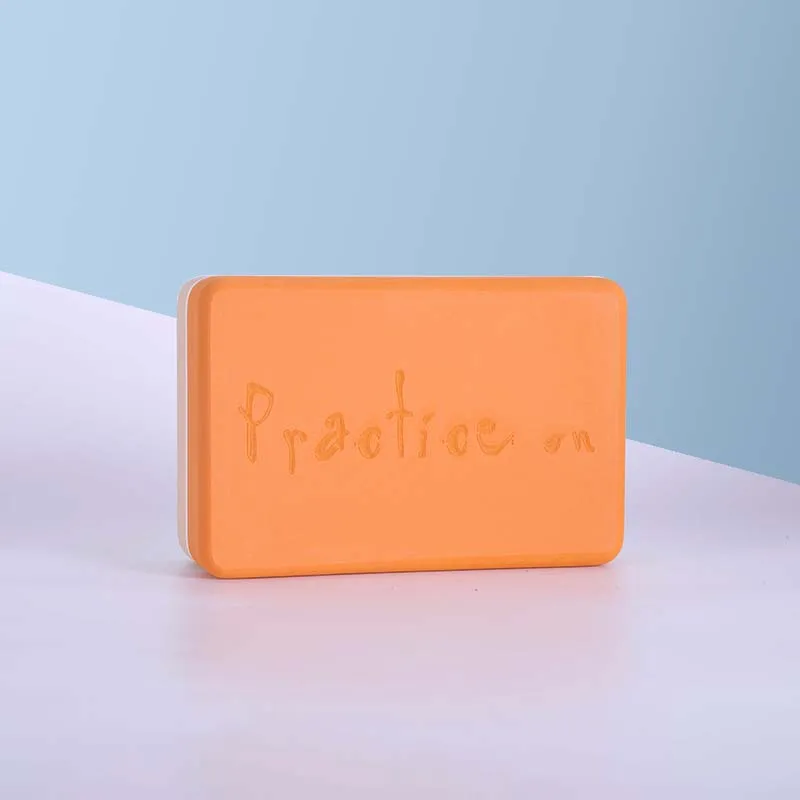 
foam yoga block high density durable custom printed YOGA BRICK eco recycled non toxic 