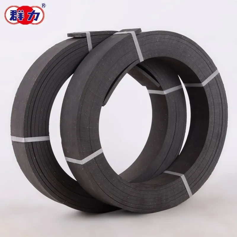 Molded brake roll lining for crane