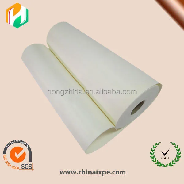 Physically crosslinked PE foam IXPE