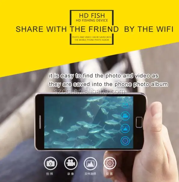 
New goods china factory WiFi Visual fish finder 