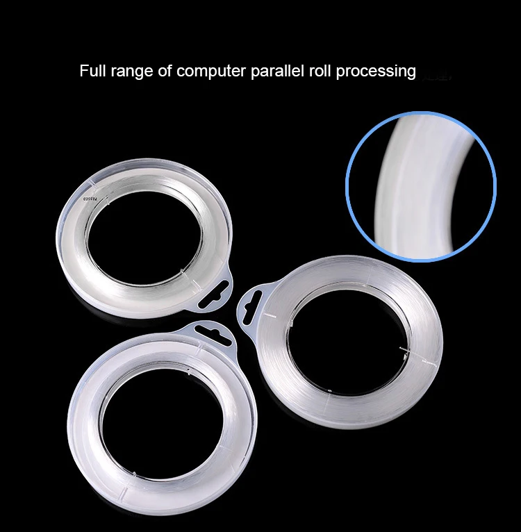 Fishing Line Mono Nylon Leader Line 50m Transparent Monofilament Line Customized Packing Level Leader Samples Avaliable Accpet