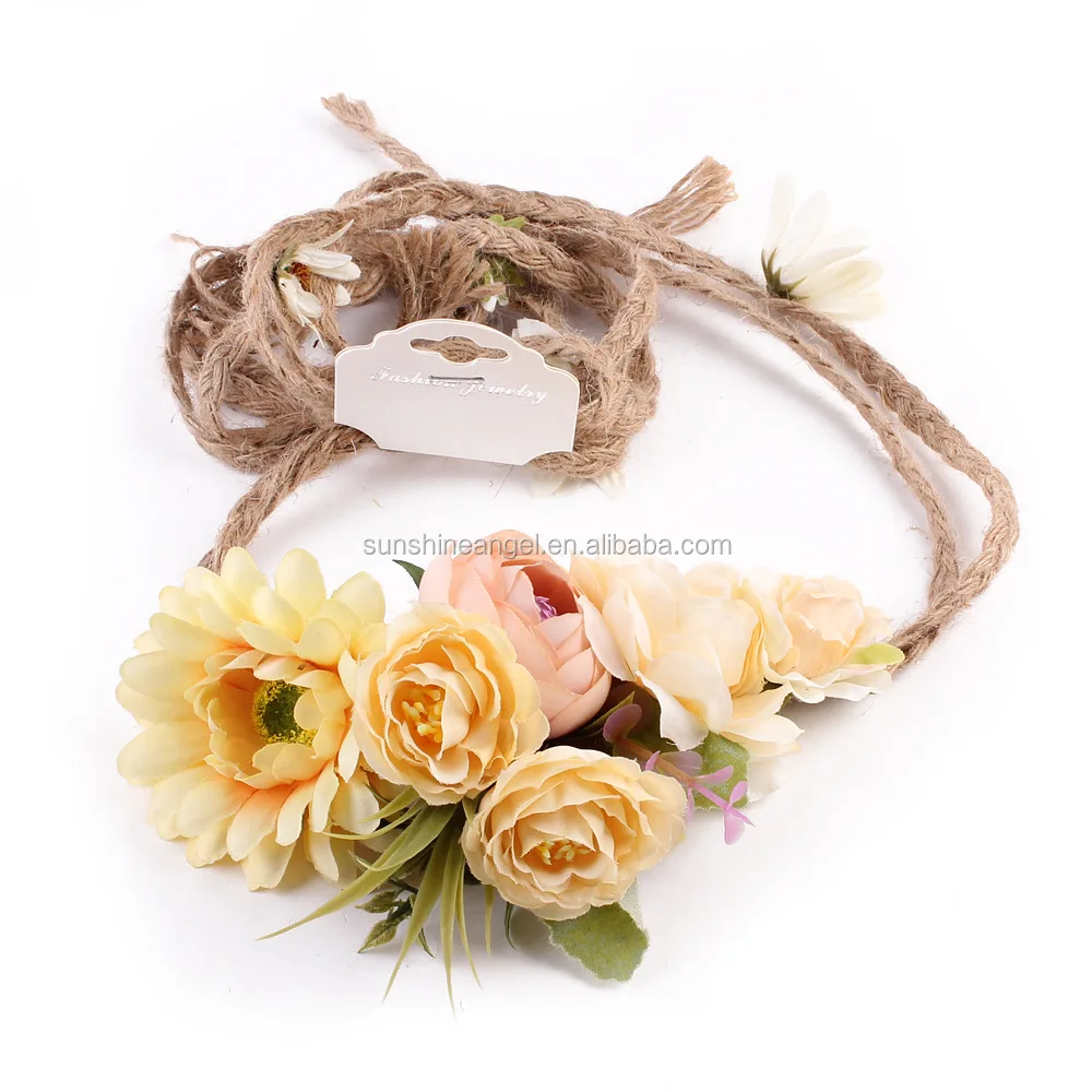 
New Beach Wedding Photography Flower Bride Hair Accessories 