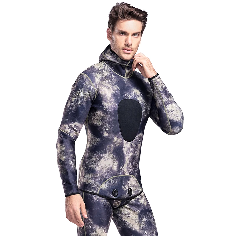 Wholesale custom made 3mm neoprene men fullbody lifurious surfing spearfishing wetsuits