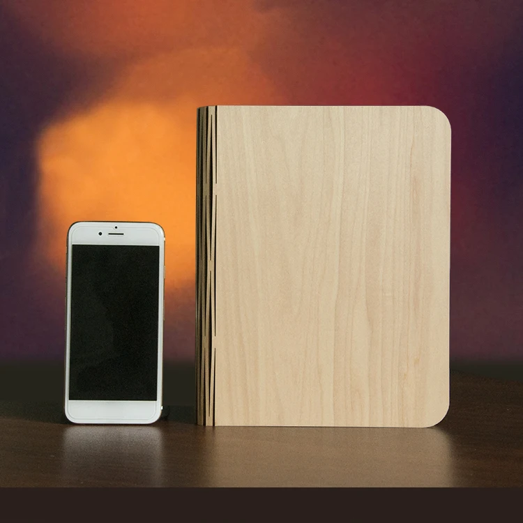 
Mini small office warm table folding white maple usb led lamp rechargeable book light 
