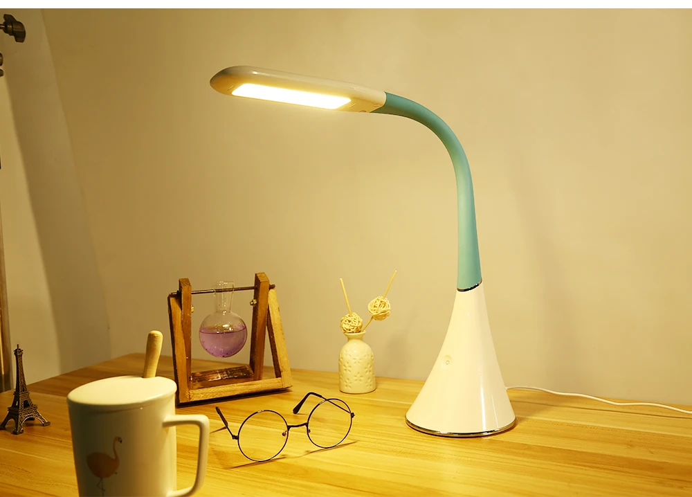 Classic Led Standing Reading Lamp 360 Degree Rotation Office Desk Lighting Night Lights