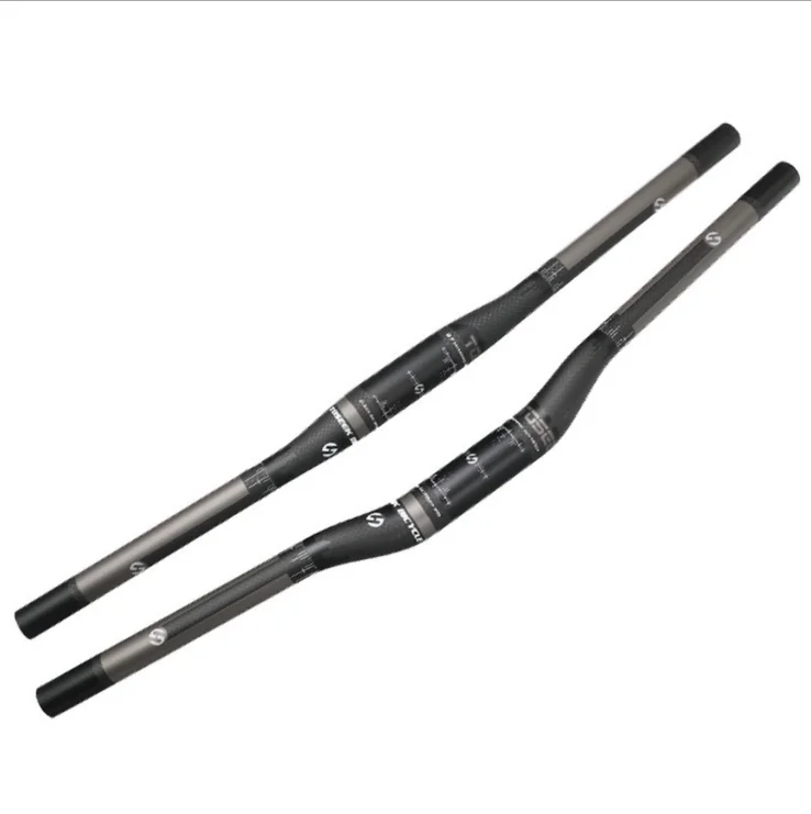 Toseek 3K Full Carbon Fiber Bicycle Handlebar Mountain Bike Handlebar 580-760mm