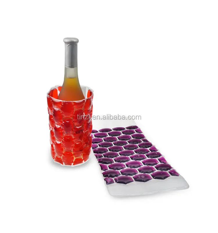 Индивидуальный охладитель для бутылок из ПВХ, охладитель вина