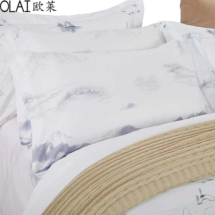 
Full Size Double Bed Sheet With Pillow Cover 