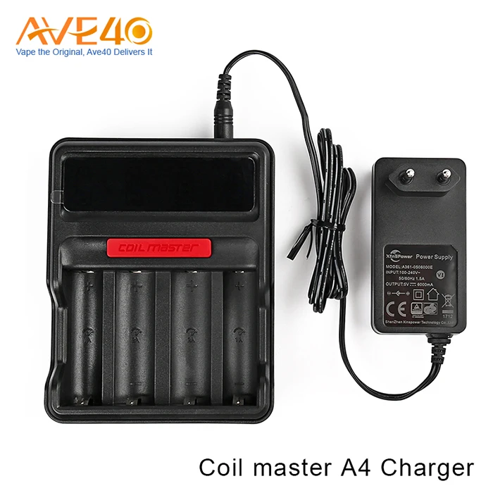 Продукты Выразить Али Электронная Сигарета Зарядное Устройство Катушки Мастер A4 Зарядное Устройство Для 18650 Батареи
