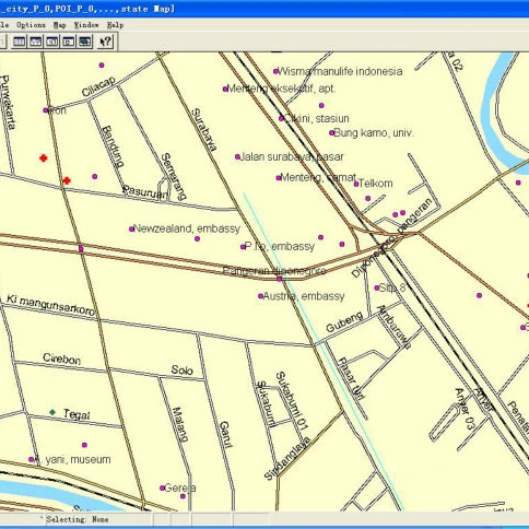 Lebanon esri shp digital map