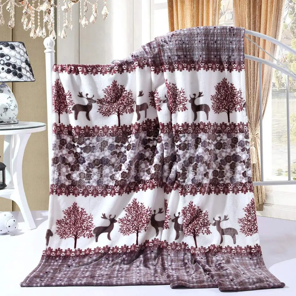 all seasons Flannel Fleece Blanket for Bed, Couch, Car King Size  Extra Cozy Soft Plush Microfiber blankets