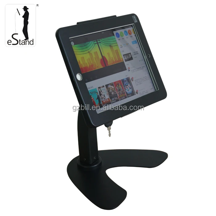 eStand BR23009 locked for 2017/2018 new ipad  display kiosk metal secure case