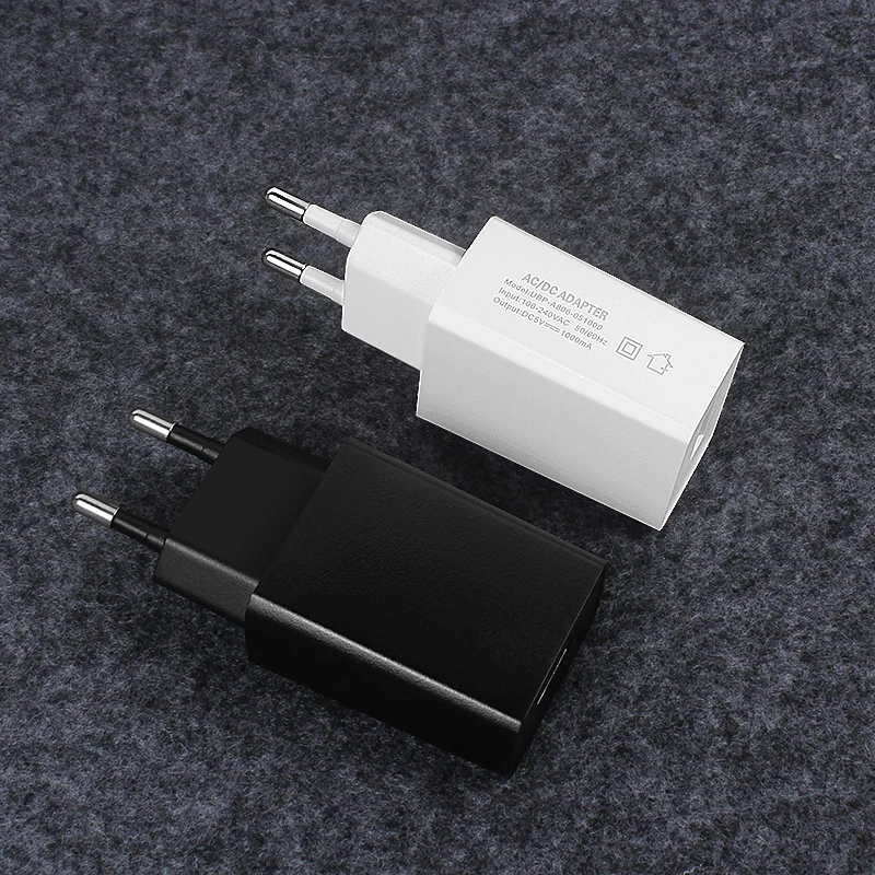 USB ac adapter 5v 1a input 100-240VAC EU/US Plug adaptor