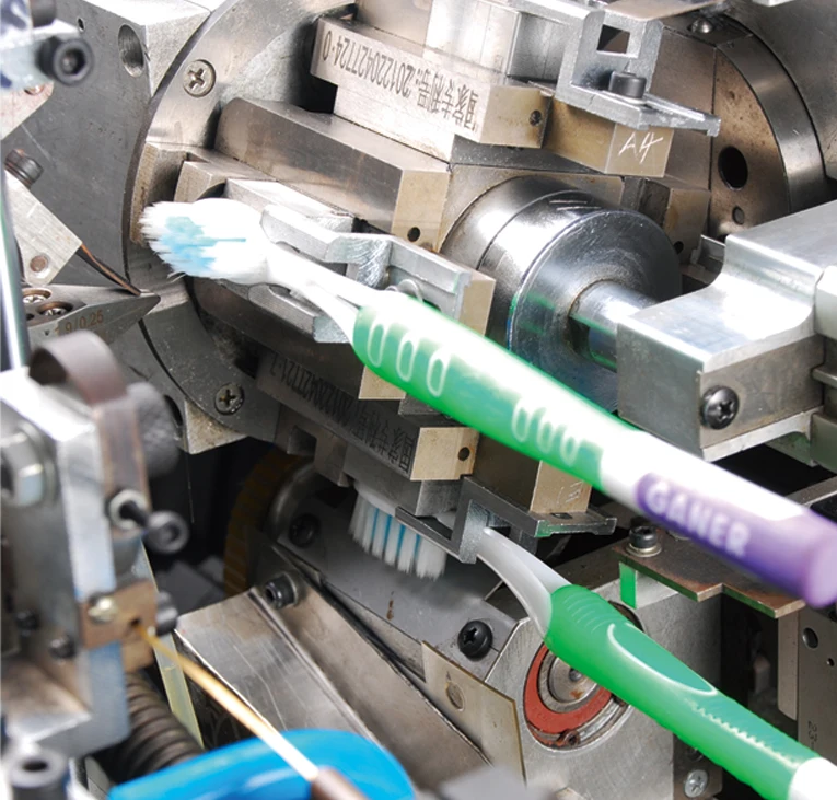 Chuangyan 2 colors 4 axis high speed cnc toothbrush tufting machine