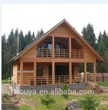 Popular Low-Price Prefabricated Small Wood Log Houses for Carports Warehouses Offices Natural Wood Construction
