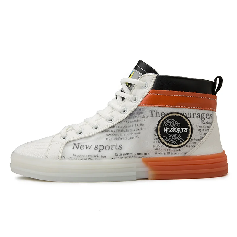 2019 New Model Latest Wholesale  Lace Up High Top Blank Canvas Shoes China Cheap Plain White Ladies Canvas Shoes  men