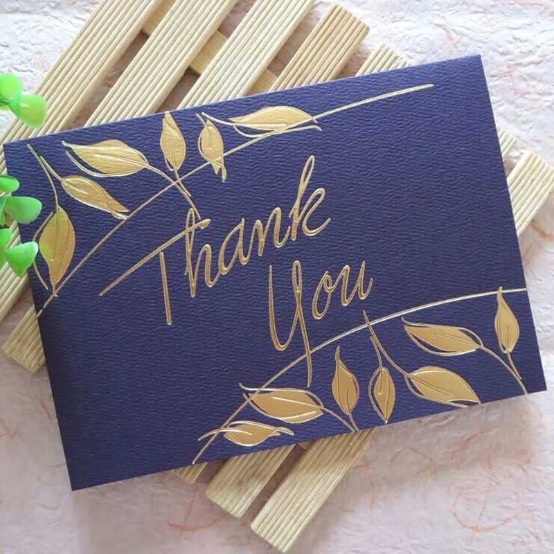 
Custom Gold Foil Logo Paper Envelope 