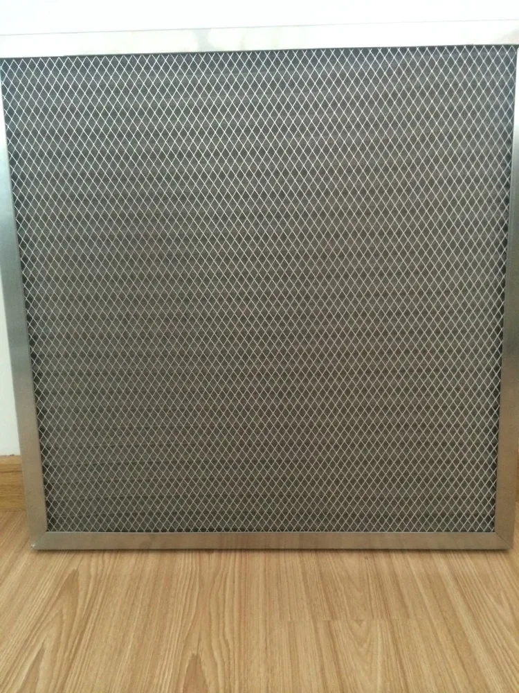Washable A/C Furnace Air Filter Permanent Reusable Electrostatic - Silver Frame