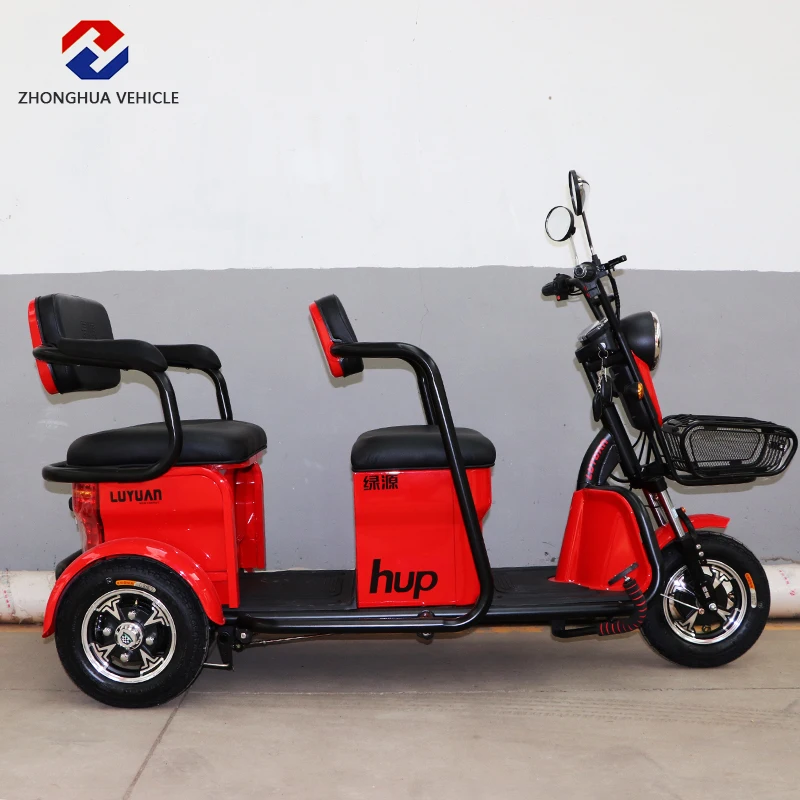 powerful electric 3 wheel scooter tricycle for adult use for cargo and passengers