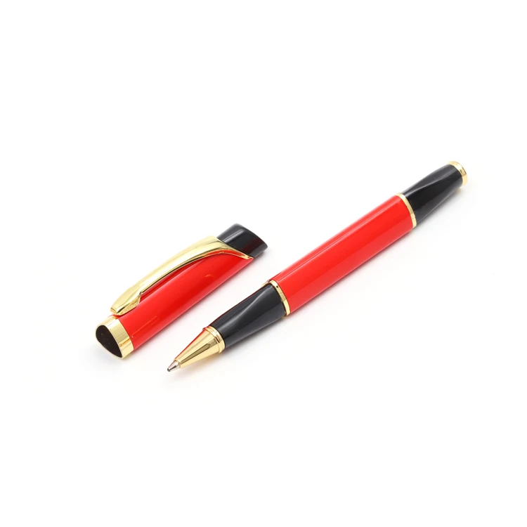 
Custom fashion universal luxury triangle design metal pen gift set 