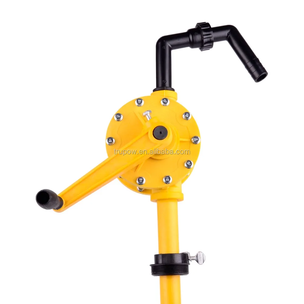 China supply chemical resistant plastic rotary hand barrel drum pump for oil RP90P