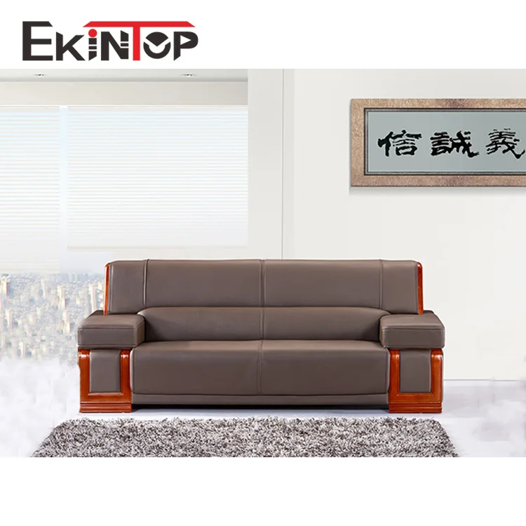 High Quality Office Furniture Modern Comfortable Office Sofa Set Leather Reception Sectional Sofa Reception Business Office Sofa