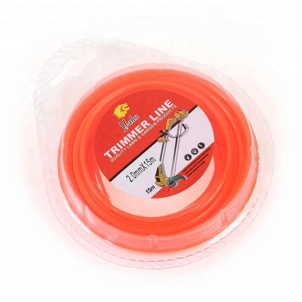 Petrol / Gas Power Source Lawn Aerator Machine Brush Cutter Parts Nylon Grass Trimmer Line