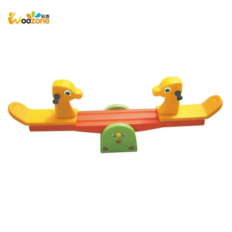 wholesale kids garden toys cheap PE board children seesaw