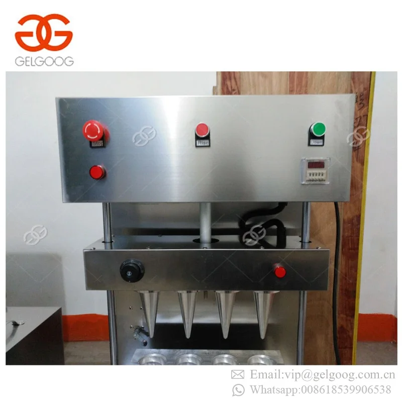 Hot Sale Wafer Cone Maker Kono Pizza Cono Forming Making Molding Machine Pizza Cone Equipment