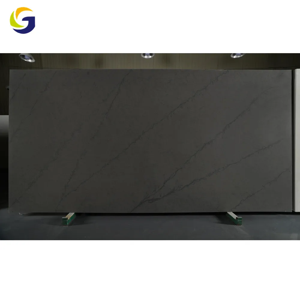 
CE REACH NSF mold and mildew resistant white quartz wall cladding stone 