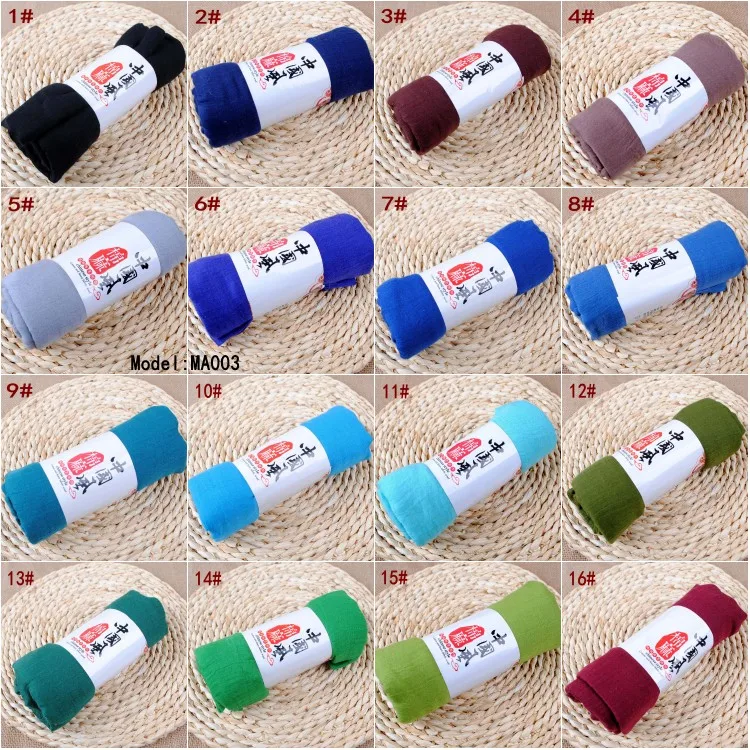 Viscose pashmina scarf wholesale fashion cotton women Large size solid color  women voile scarves super September