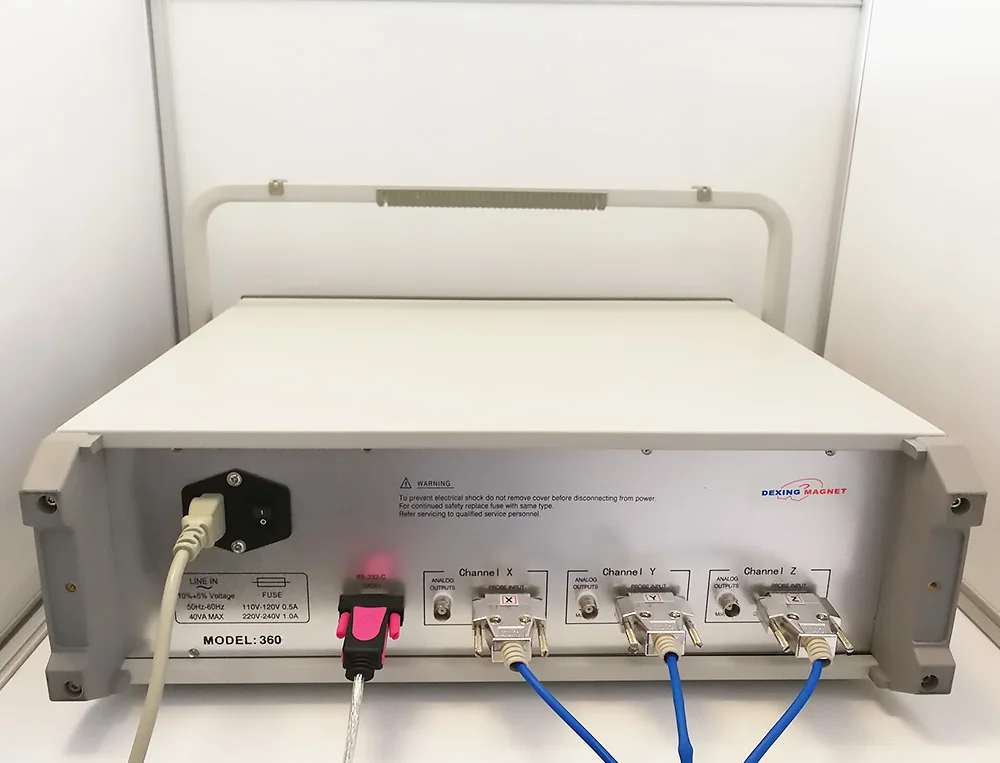 DX-360 AC/DC Intelligent Digital Three Dimensional Gauss Meter/Tesla Meter for University Laboratory