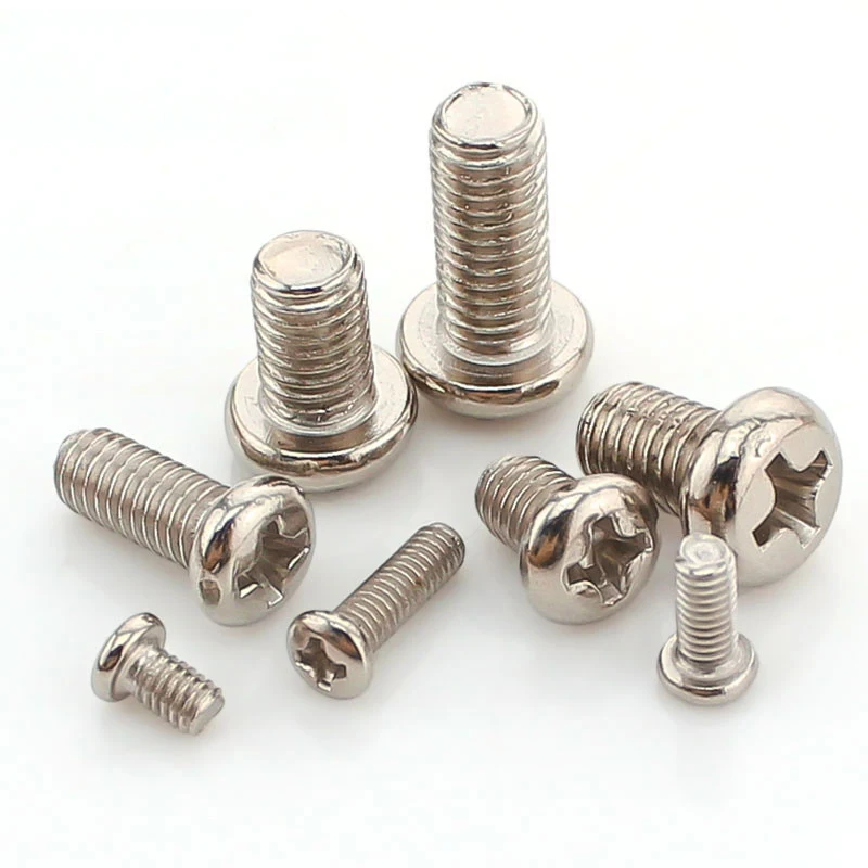 M1.6 M2 M3 M4 M5 M6 stainless or zinc plated steel remote control pan round head machine screw