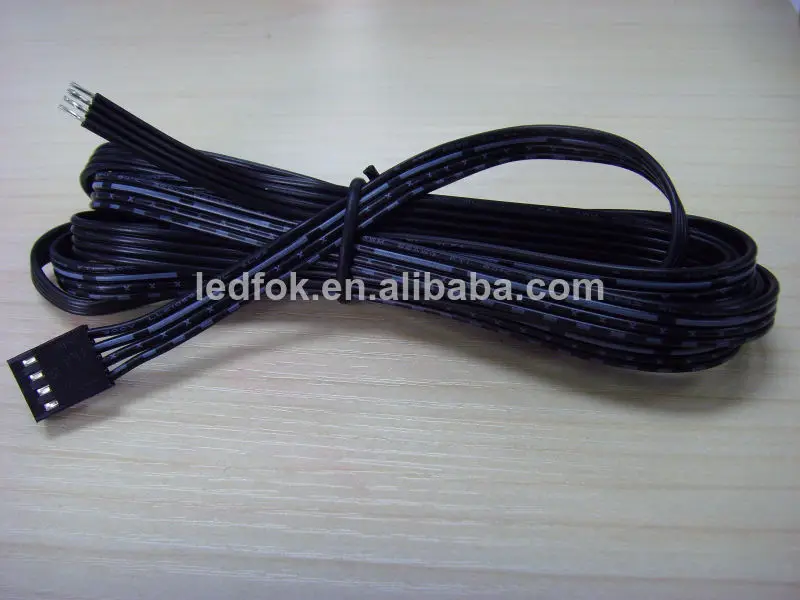 гибкие светодиодные rgb 5050 smd газа черный кабель с ul сертифицированный