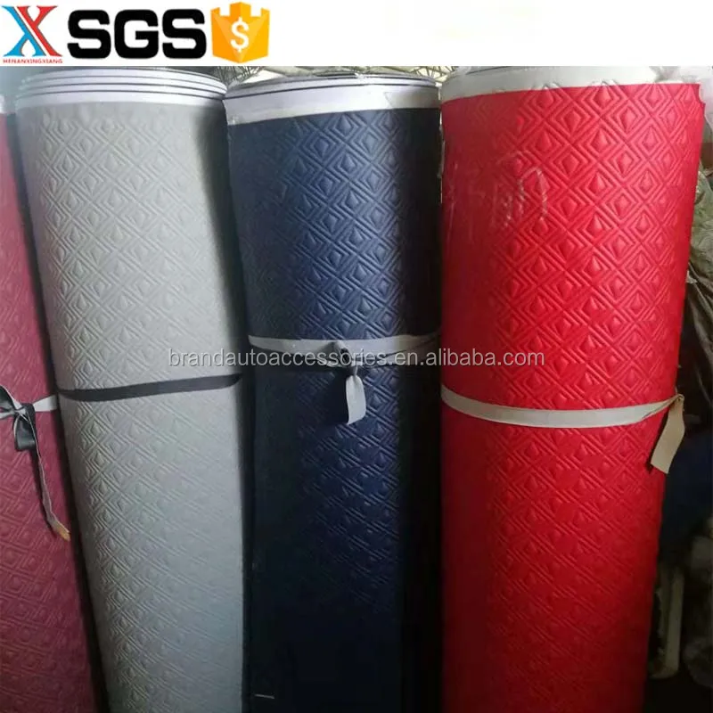 Factory Price 7D Car Mat Material Roll 5D Carpet Raw Material Car Accessories Eva Xpe Leather Material