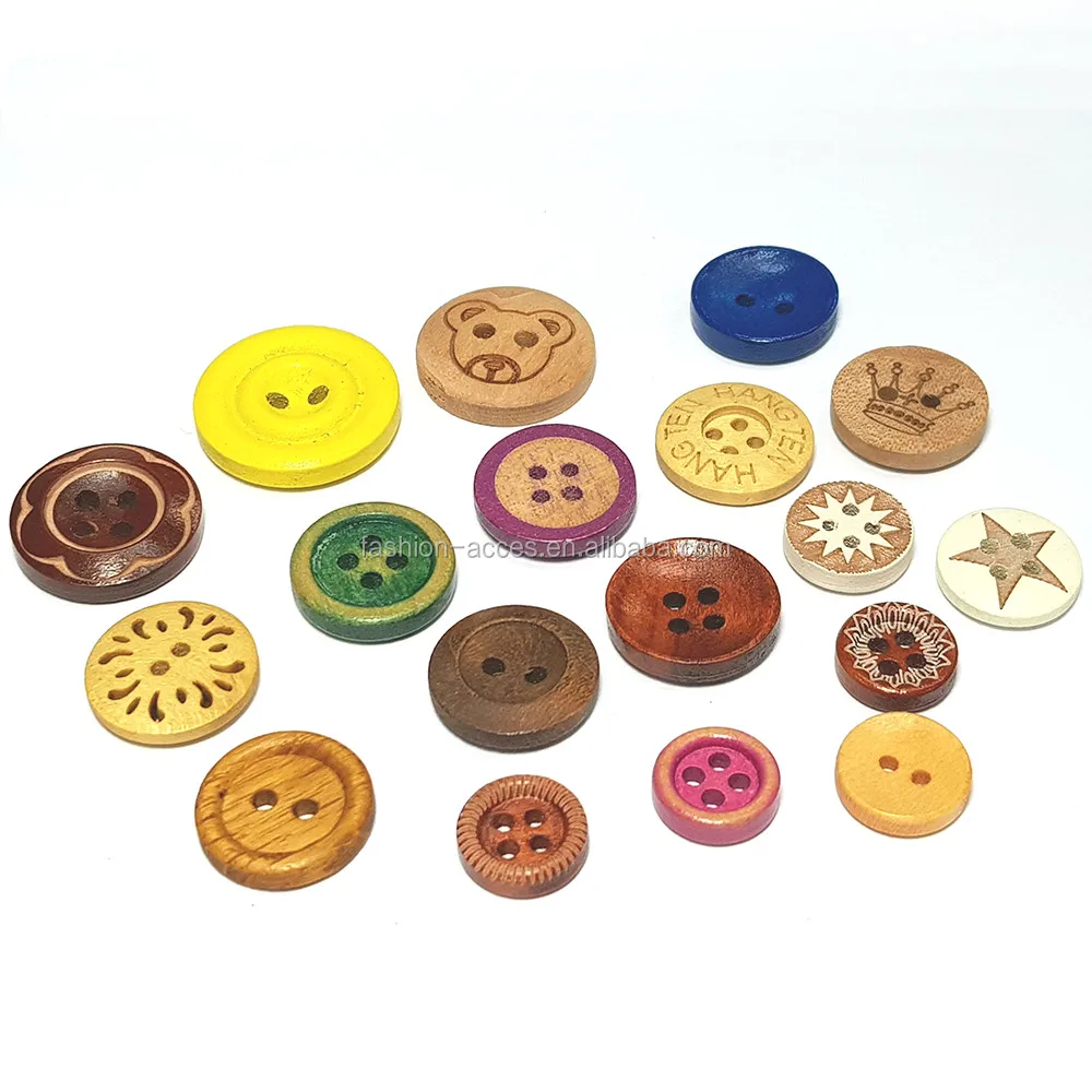 Fashion Natural Wooden Horn Toggle Button for Garments