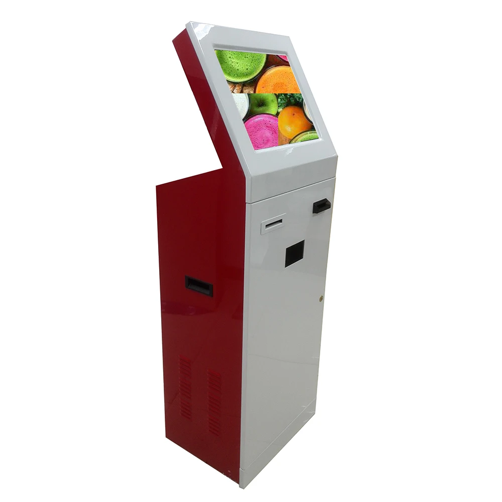 Infrared custom touch mall self service kiosk with receipt
